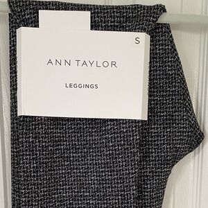 Ann Taylor Black and White Leggings
